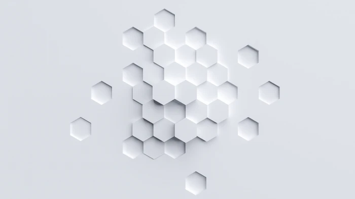 untitled abstract hexagon simple minimalism white color 25