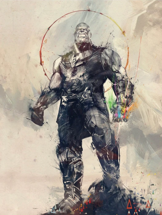 untitled Avengers Infinity War artwork Thanos Gauntlet