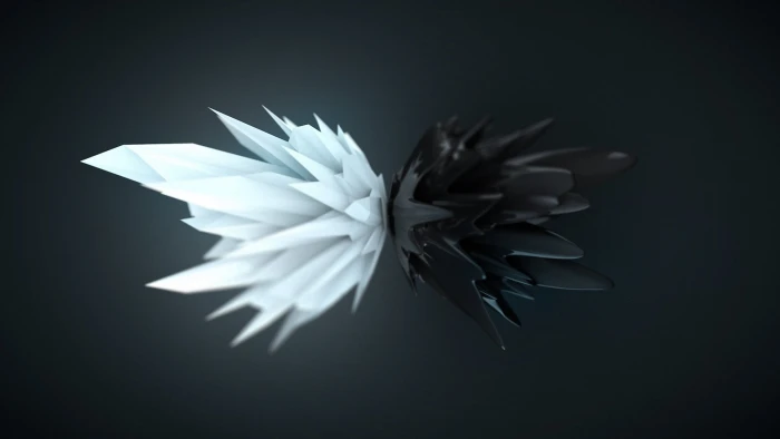 white and black wallpaper abstract render artwork digital art