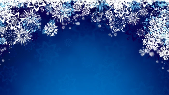 blue and white floral textile vector snowflakes background 2k