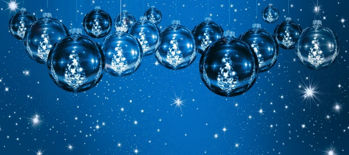 christmas desktop wallpaper hd blue no people shiny group of objects 2k