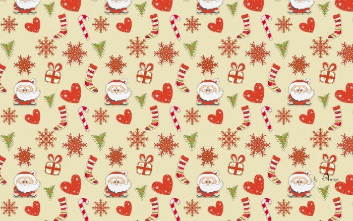 Christmas New Year no people pattern red indoors textile 2k