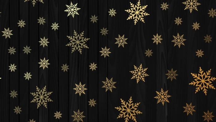 snowflake gold pattern design christmas snowflakes decor 2k