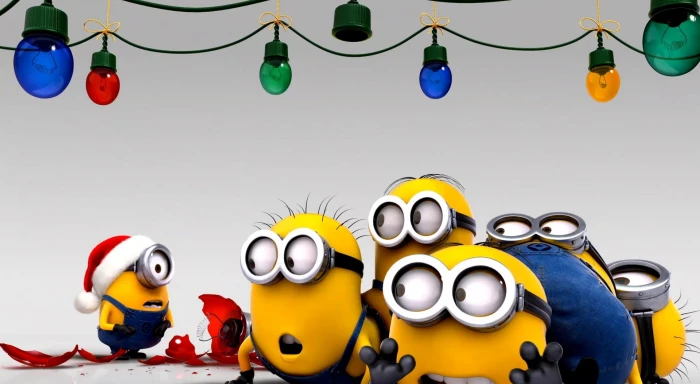 Minions Christmas Despicable Me wallpaper Holidays