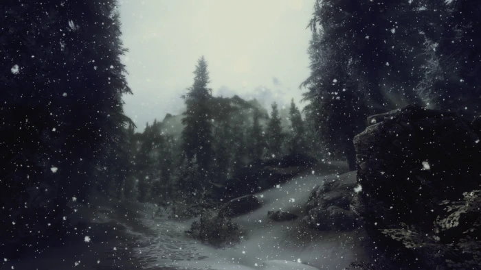 green pine tree snowy mountain photo during daytime artwork