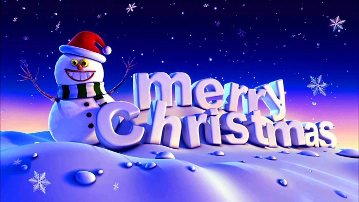 merry christmas winter snowman holidays xmas celebration