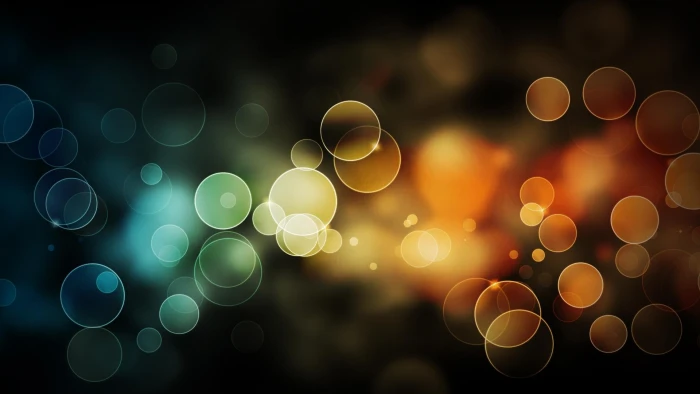 yellow and blue bokeh lights time lapse photography of