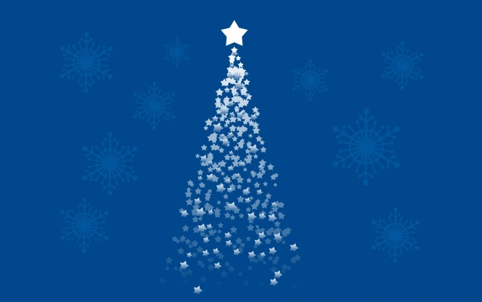white Christmas tree winter snowflake illustration backgrounds