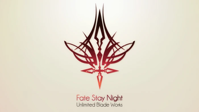 Fate Stay Night logo artwork Series Unlimited Blade Works