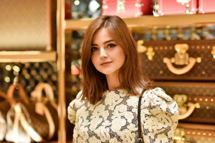 actress brunette looking at viewer Jenna Louise Coleman 2k
