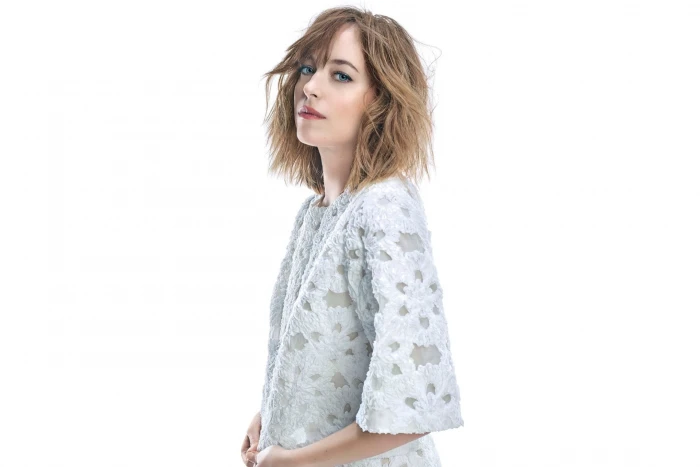 Actresses Dakota Johnson American Blue Eyes Brunette