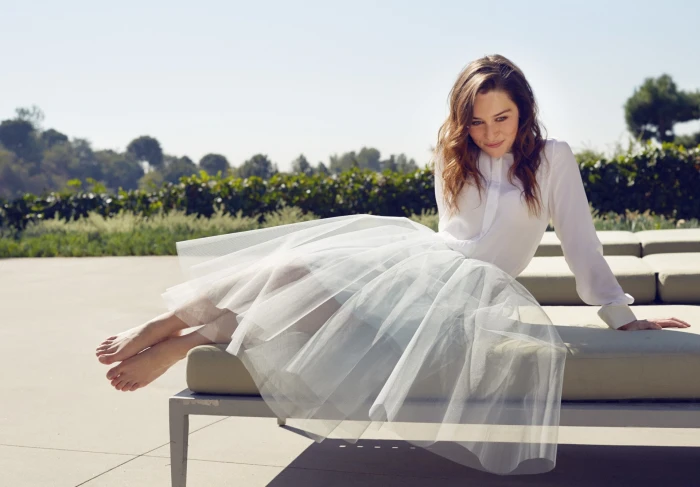 Actresses Emilia Clarke Brunette Depth Of Field English