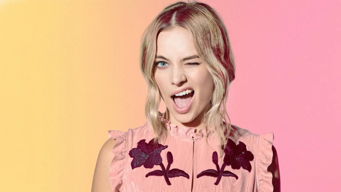 Actresses Margot Robbie Australian Blonde Blue Eyes