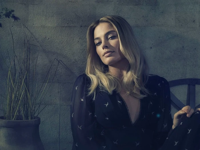 Actresses Margot Robbie Blonde