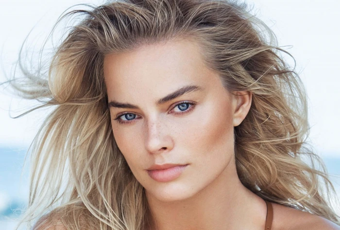 Actresses Margot Robbie hair portrait young adult headshot