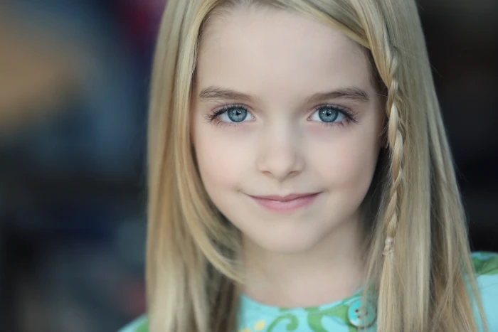 Actresses Mckenna Grace Blonde Blue Eyes Celebrity Face 2k