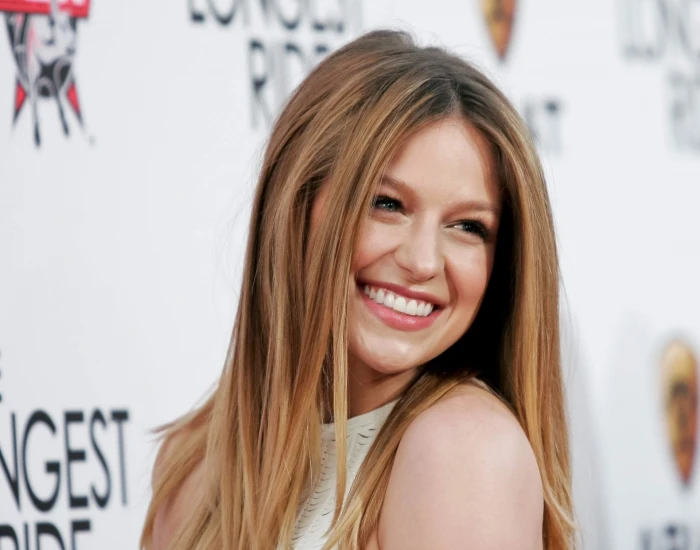 Actresses Melissa Benoist American Blonde Face Smile