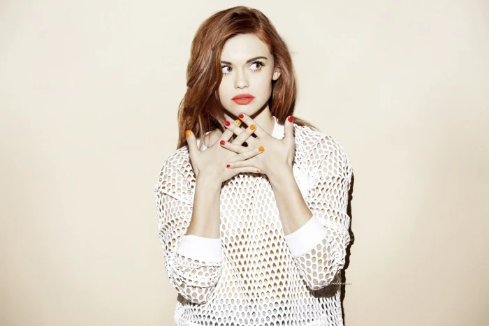 Actresses Holland Roden Lipstick Redhead
