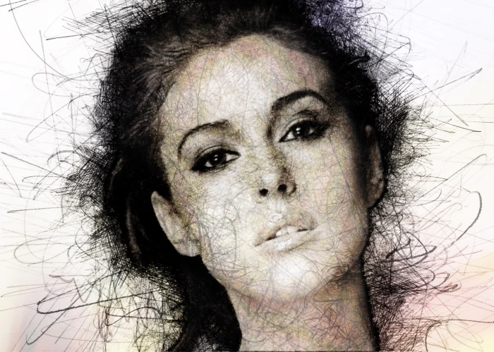 Actresses Monica Bellucci Drawing Face Italian 57 2k