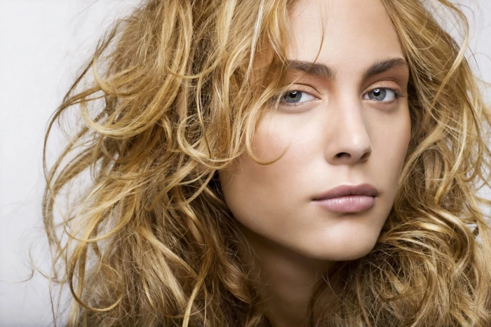 Actresses Nora Arnezeder Blonde Blue Eyes Face French
