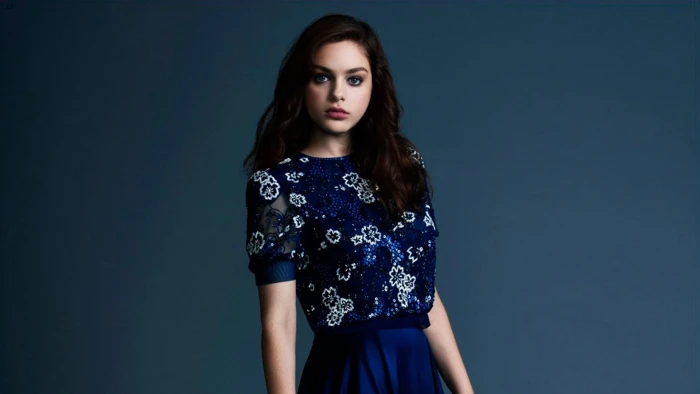 Actresses Odeya Rush Blue Dress Eyes Brunette