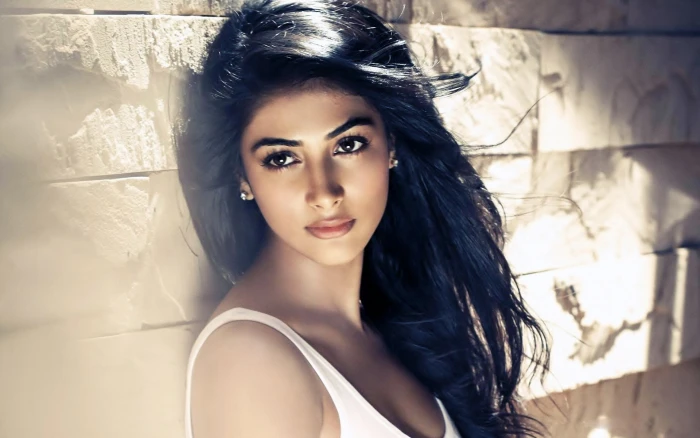 Actresses Pooja Hegde Bollywood Brunette Indian Woman