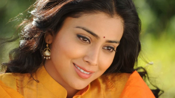 Actresses Shriya Saran Bollywood Brunette Celebrity portrait