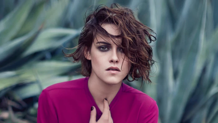 Actresses Kristen Stewart American Brunette Short Hair 2k