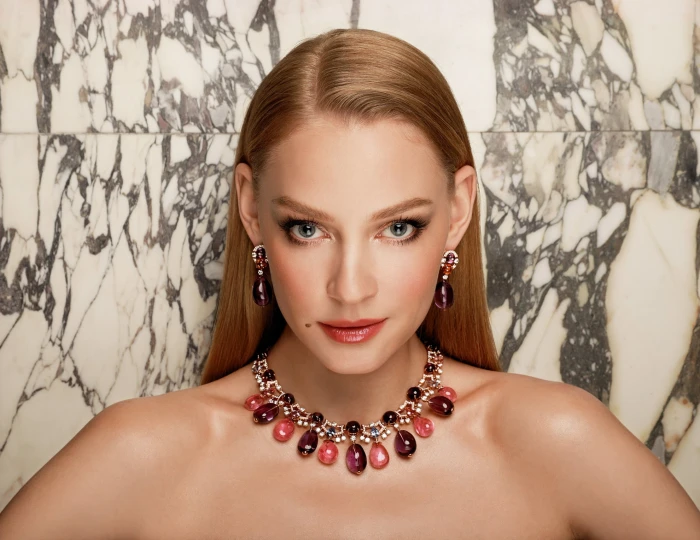 Actresses Svetlana Khodchenkova Blonde Blue Eyes Earrings