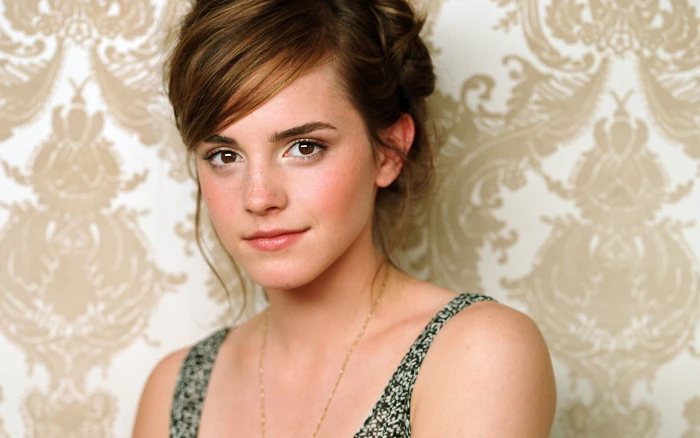 Emma Watson actress women celebrity auburn hair portrait 2k