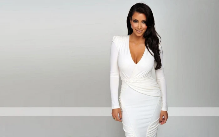 Kim Kardashian White celebrity celebrities girls model actress