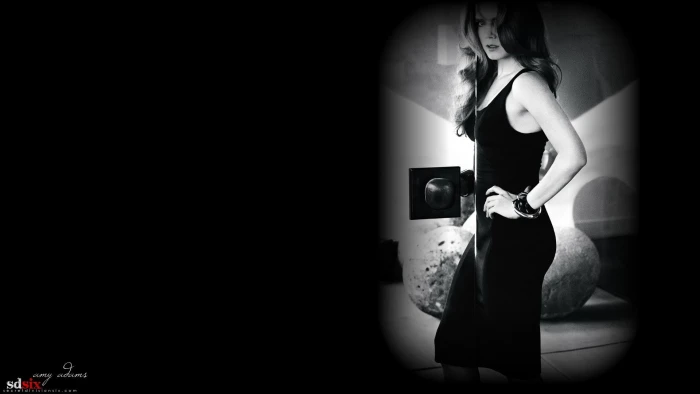 Amy Adams actress women monochrome one person indoors