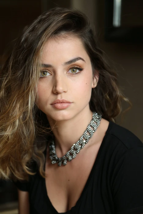 Ana de Armas actress celebrity brunette portrait display 2k