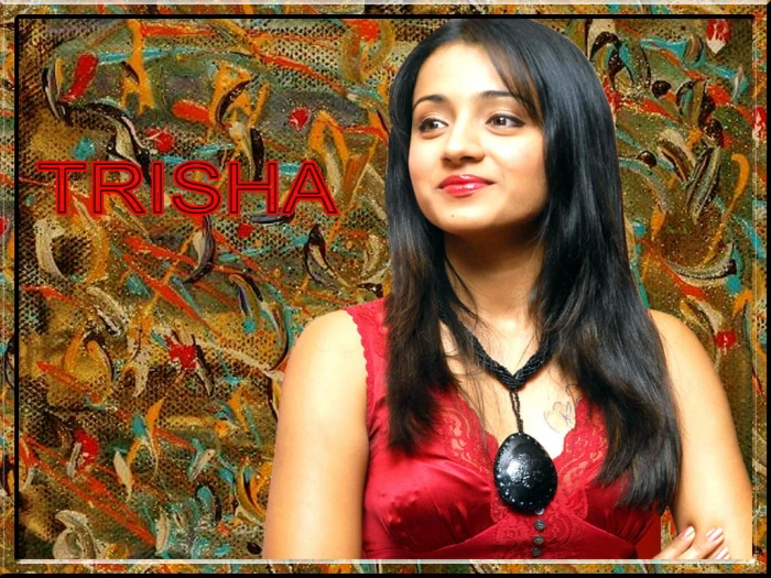 Beautiful Trisha illustration Female Celebrities Krishnan