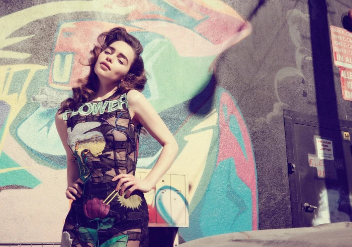 brunette celebrity Emilia Clarke actress women 2k