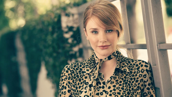 Bryce Dallas Howard actress redhead women outdoors 2k 4k