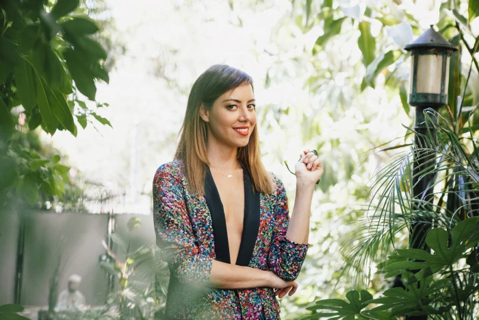 Celebrity Aubrey Plaza Actress Brunette