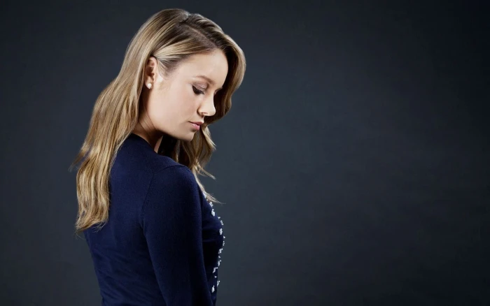 Celebrity Brie Larson Actress Blonde Brown Eyes