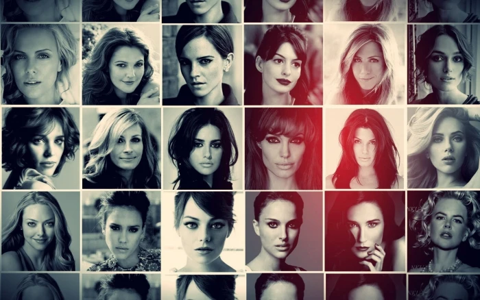 celebrity collage women actress human representation multiple image