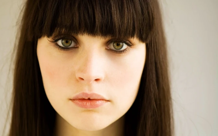 Felicity Jones actress women green eyes portrait headshot