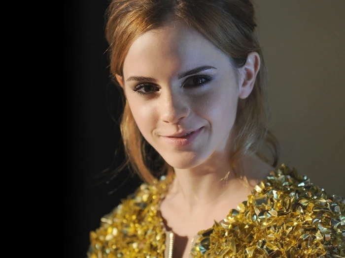 Emma Watson looking at viewer actress celebrity