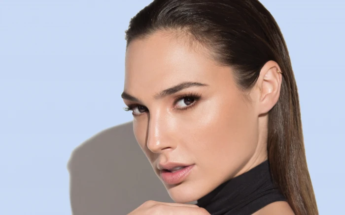 Gal Gadot brunette actress Israeli model women face brown eyes 2k