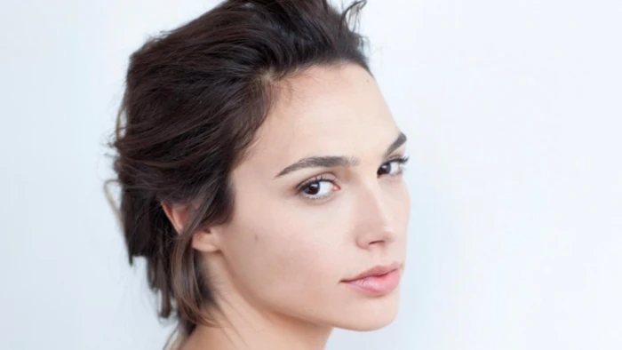 Gal Gadot brunette actress Israeli model women face brown eyes