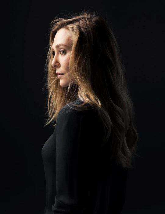 Elizabeth Olsen women actress long hair