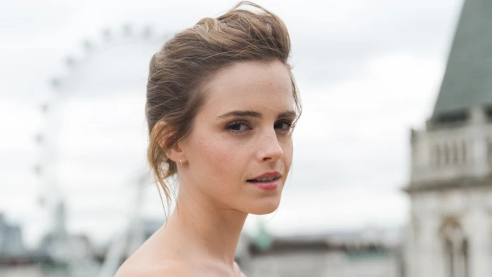 Emma Watson women celebrity actress people portrait headshot 2k