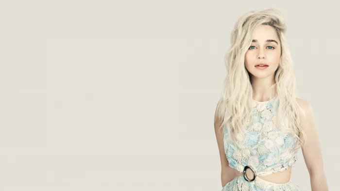 Emilia Clarke celebrity people actress women green eyes 2k