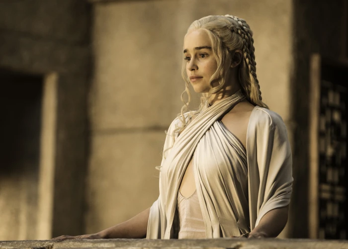 Emilia Clarke Daenerys Targaryen Game of Thrones blond hair 2k