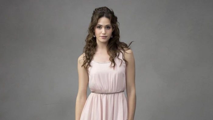 emmy rossum celebrities girls hd actress portrait looking at camera 2k