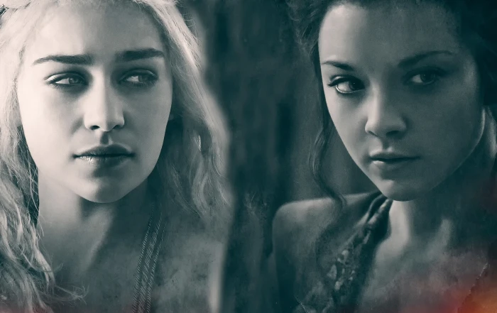Emilia Clarke Natalie Dormer actress Daenerys Targaryen 2k