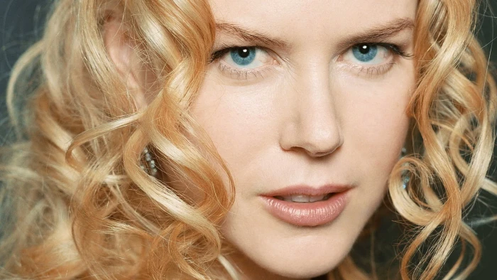 face actress blue eyes Nicole Kidman women portrait celebrity